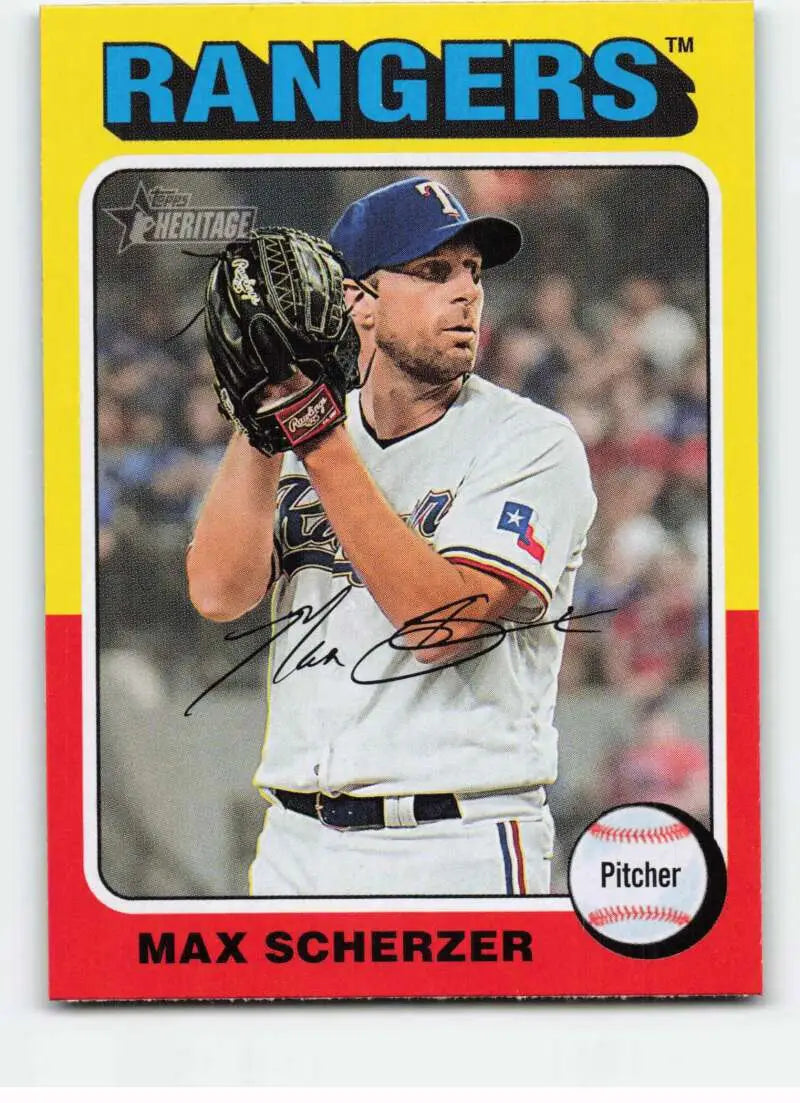 2024 Topps Heritage #453 Max Scherzer NM-MT Rangers ID:70461