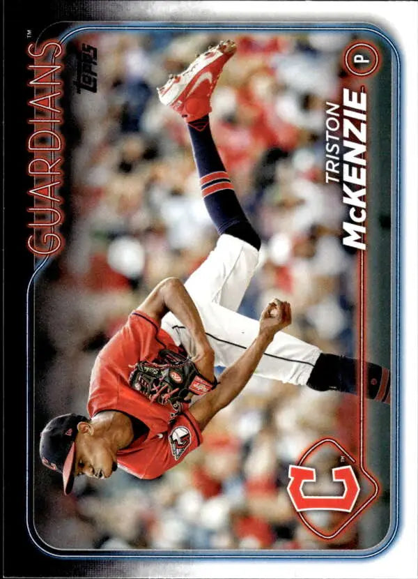2024 Topps #449 Triston McKenzie NM-MT Guardians ID:70955