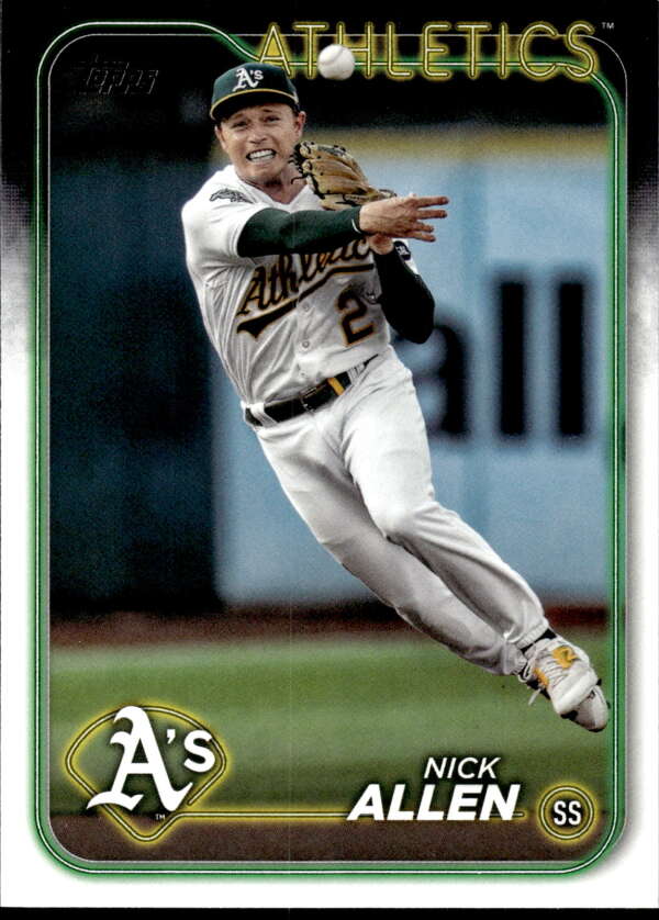 2024 Topps #599 Nick Allen NM-MT Athletics ID:71016
