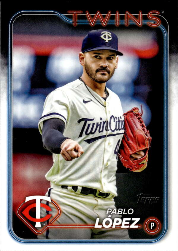 2024 Topps #651 Pablo Lopez NM-MT Twins ID:71510