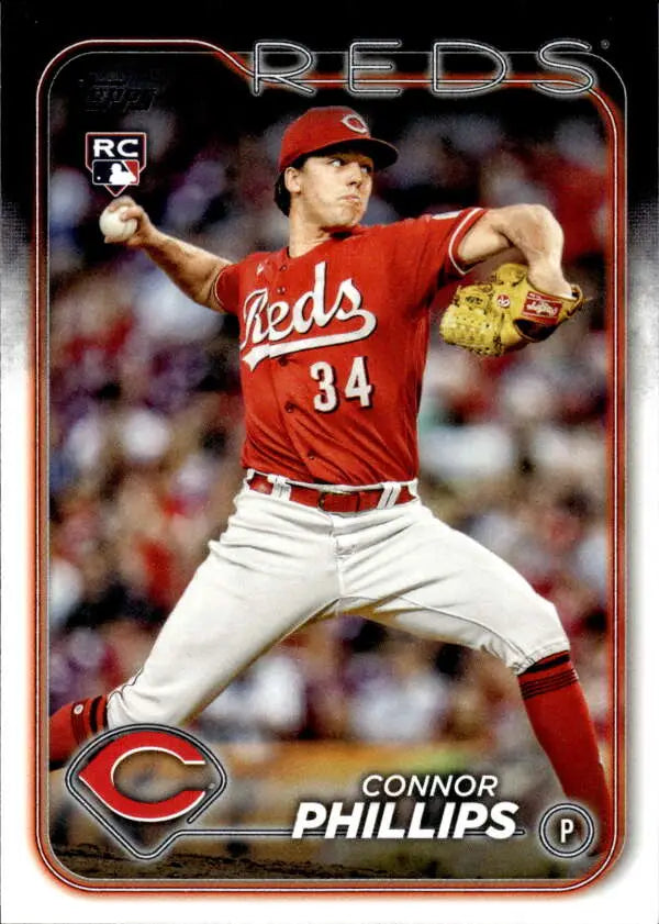 2024 Topps #670 Connor Phillips NM-MT RC Rookie Reds ID:71037