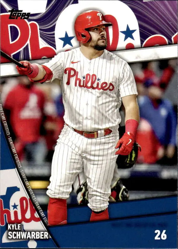 2024 Topps Significant Statistics #SS-11 Kyle Schwarber NM-MT Phillies ID:70824