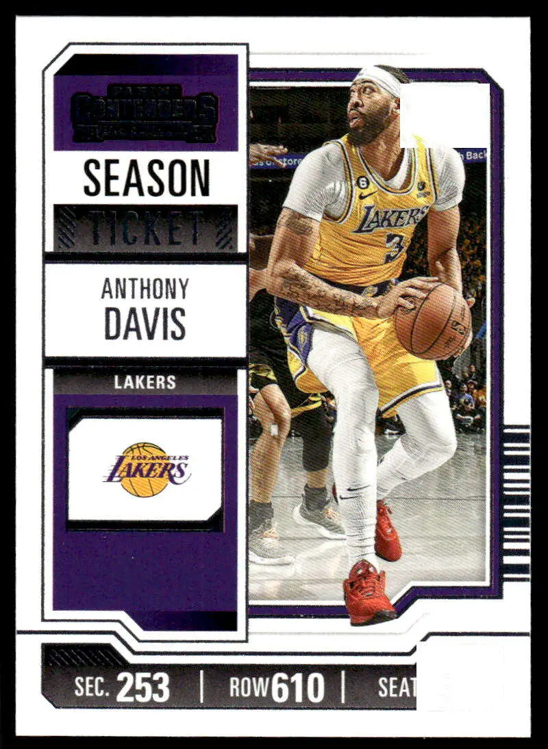2023-24 Panini Contenders Season Ticket Retail #12 Anthony Davis NM-MT ID:74191