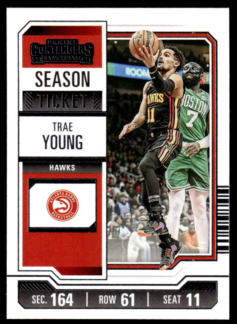 2023-24 Panini Contenders Season Ticket Retail #92 Trae Young NM-MT Haw ID:74244