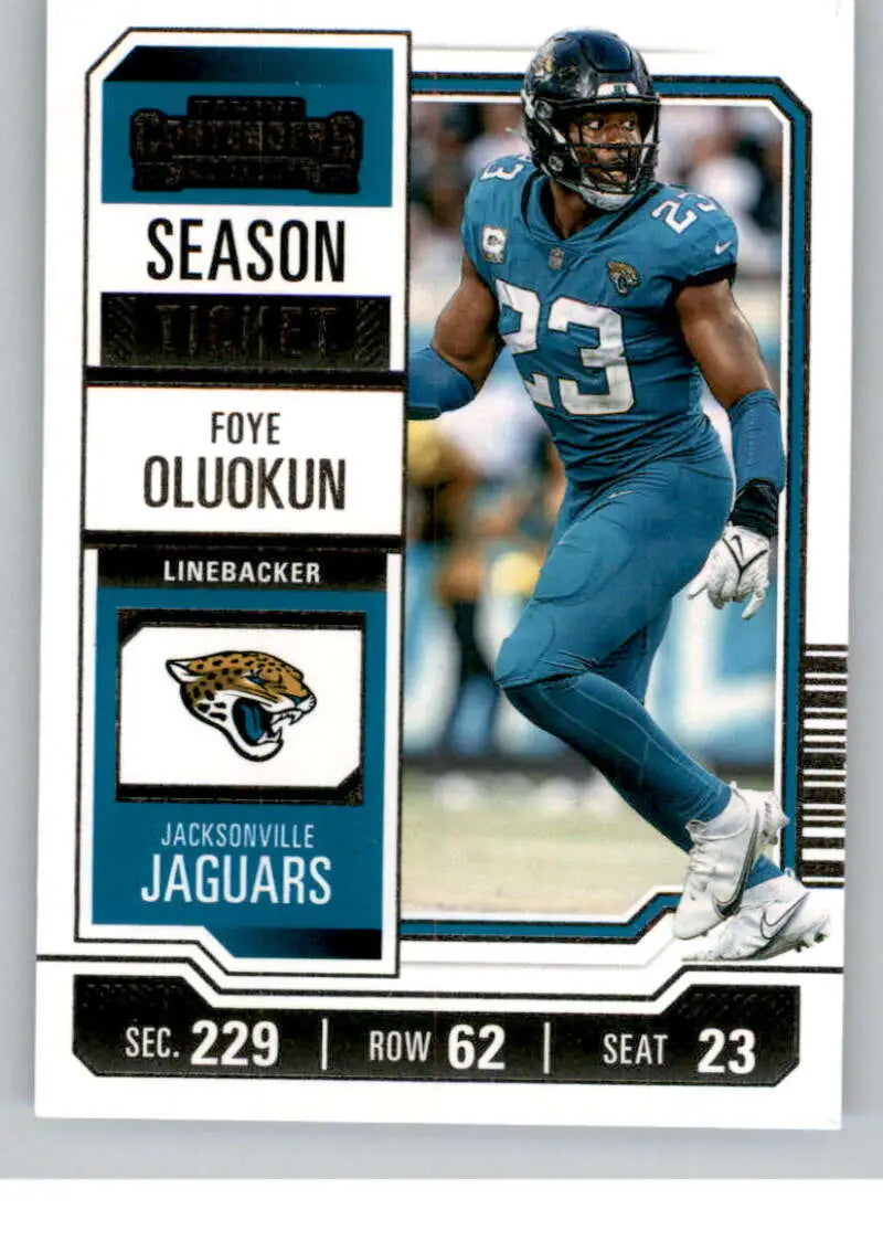 2023 Panini Contenders Season Ticket Retail #46 Foye Oluokun NM-MT Jagu ID:75437