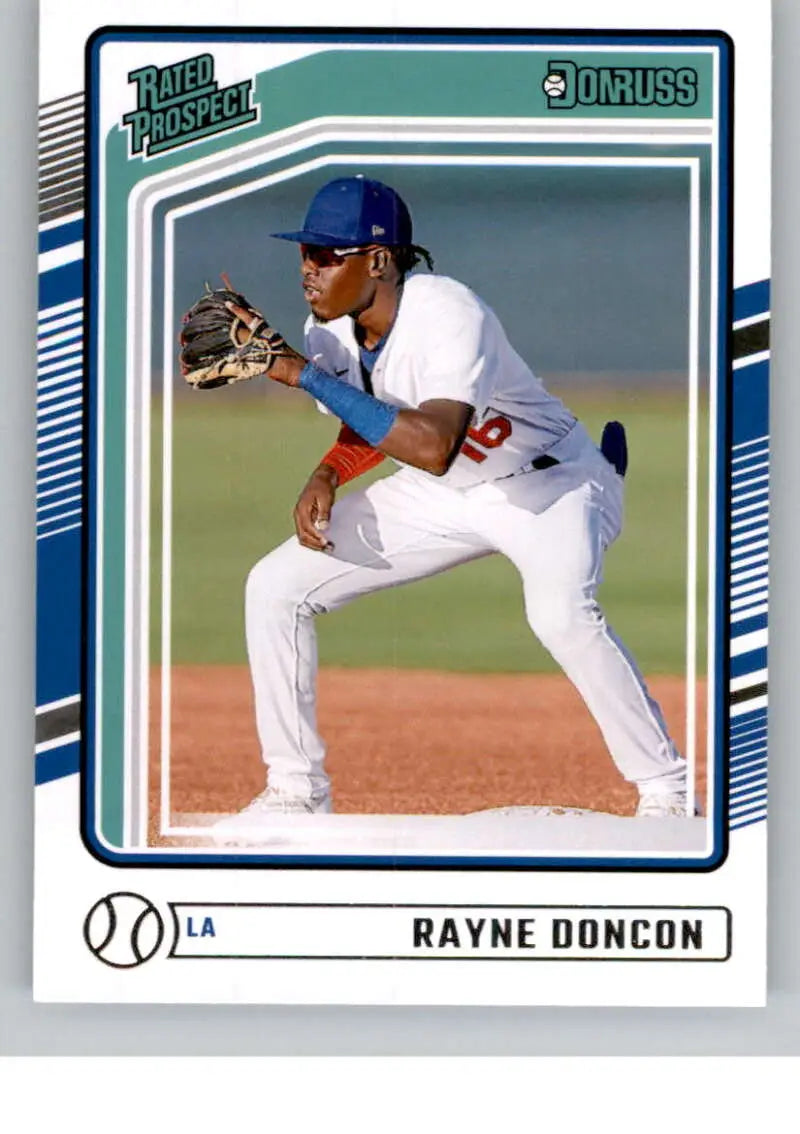 2024 Donruss #141 Rayne Doncon NM-MT RC Rookie Dodgers Rated Prospect ID:74401