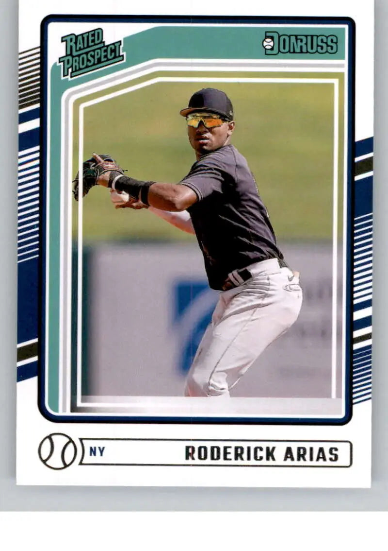2024 Donruss #145 Roderick Arias NM-MT RC Rookie Yankees Rated Prospect ID:74402