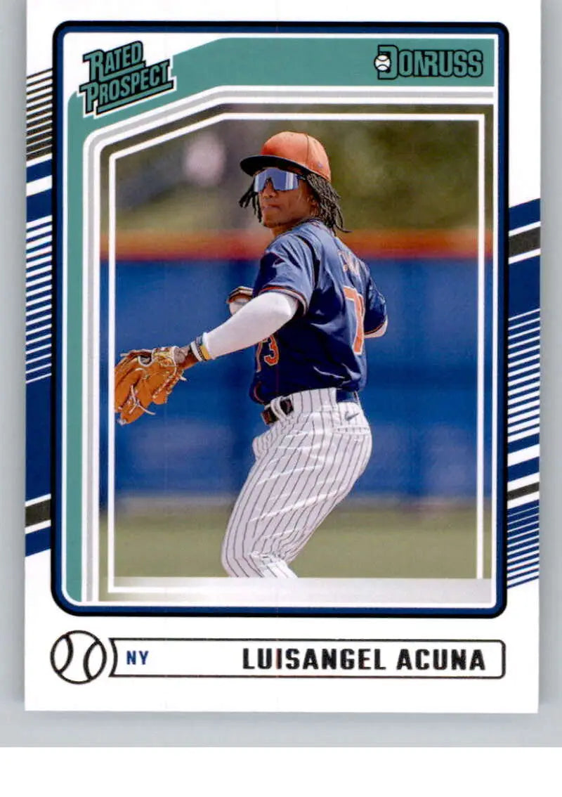 2024 Donruss #175 Luisangel Acuna NM-MT RC Rookie Mets Rated Prospect ID:74555