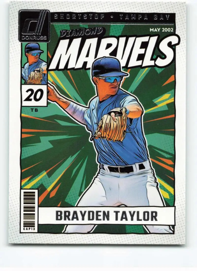 2024 Donruss Diamond Marvels #13 Brayden Taylor NM-MT Rays ID:74516