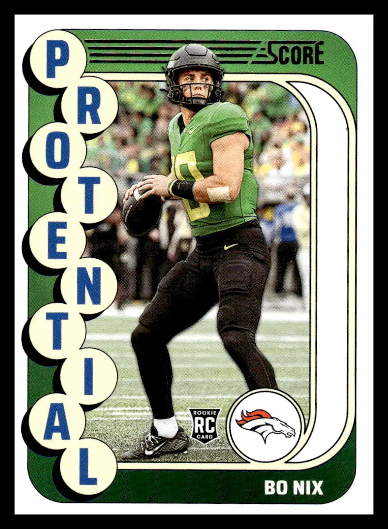 2024 Score Protential #11 Bo Nix NM-MT Broncos ID:75526