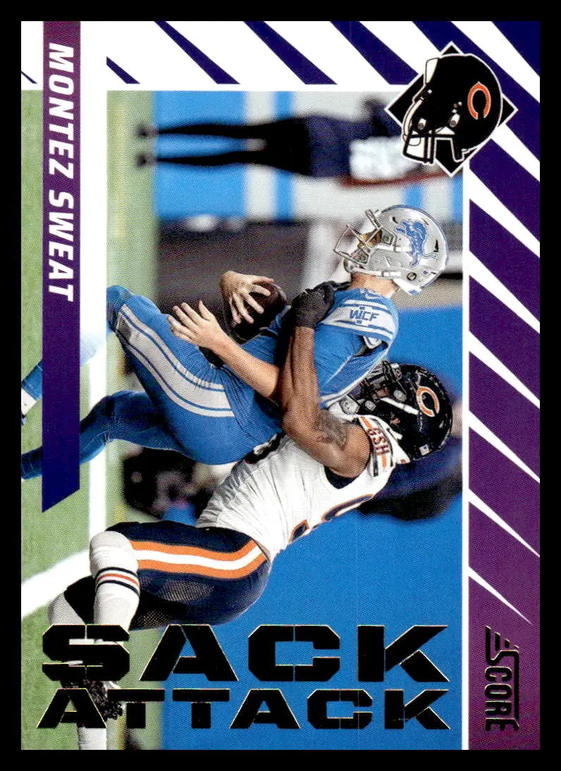 2024 Score Sack Attack #5 Montez Sweat NM-MT Bears ID:75511