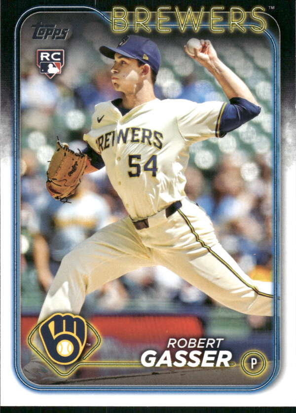 2024 Topps Update #US119 Robert Gasser NM-MT RC Rookie Brewers ID:76332
