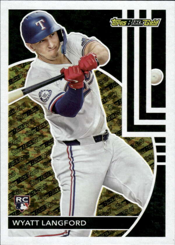 2024 Topps Update Black Gold #BG-10 Wyatt Langford NM-MT Rangers ID:76466