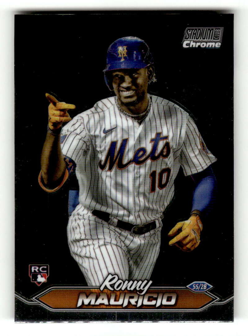 2024 Topps Stadium Club Chrome #175 Ronny Mauricio NM-MT RC Rookie Mets ID:76433