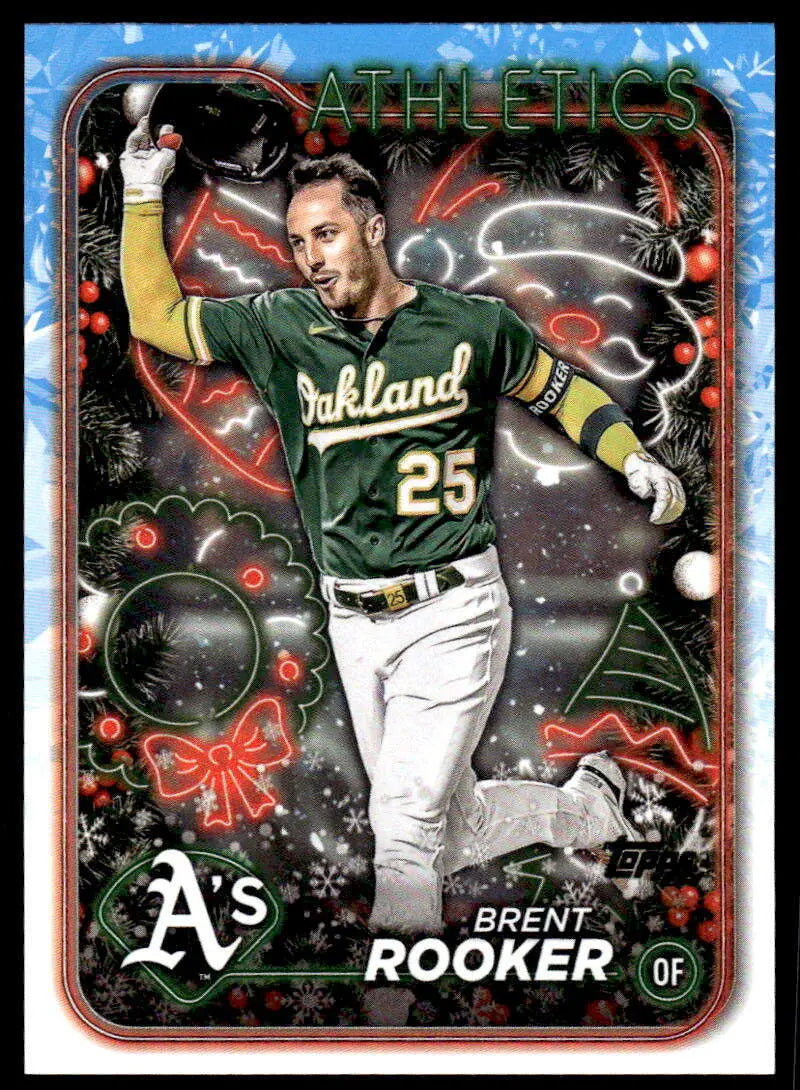 2024 Topps Holiday #H41 Brent Rooker NM-MT Athletics ID:75395