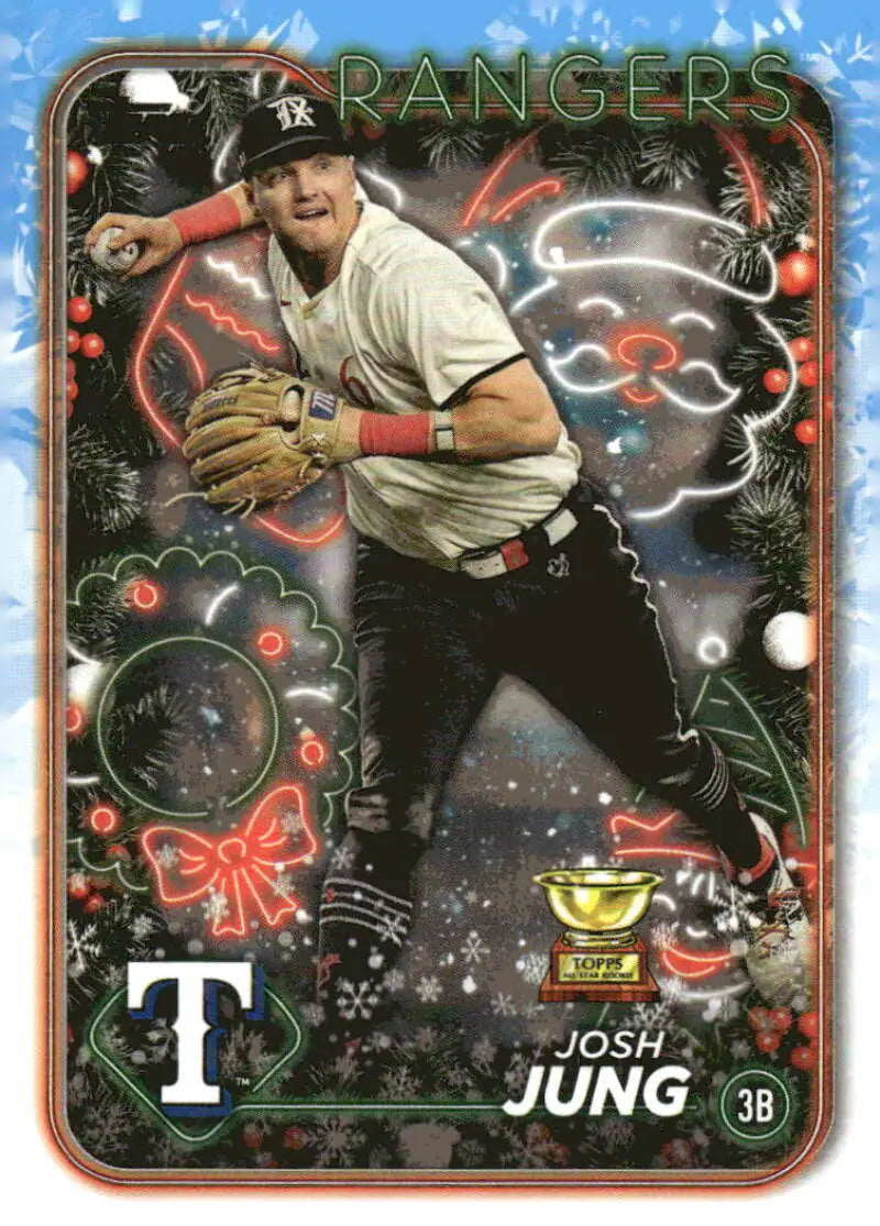2024 Topps Holiday #H73 Josh Jung NM-MT Rangers