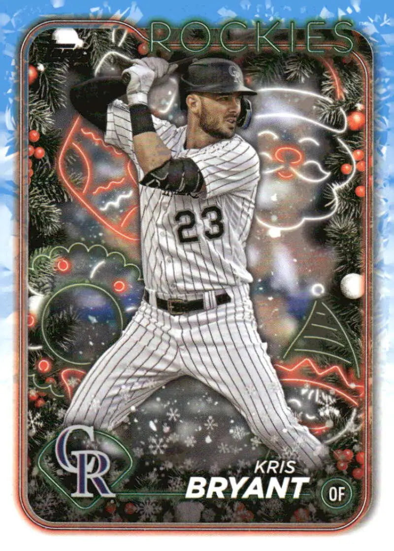 2024 Topps Holiday #H95 Kris Bryant NM-MT Rockies ID:76644