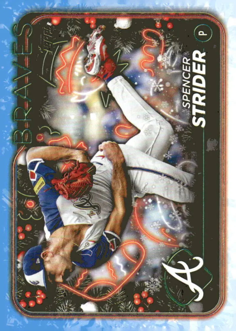 2024 Topps Holiday #H110 Spencer Strider NM-MT Braves ID:76664