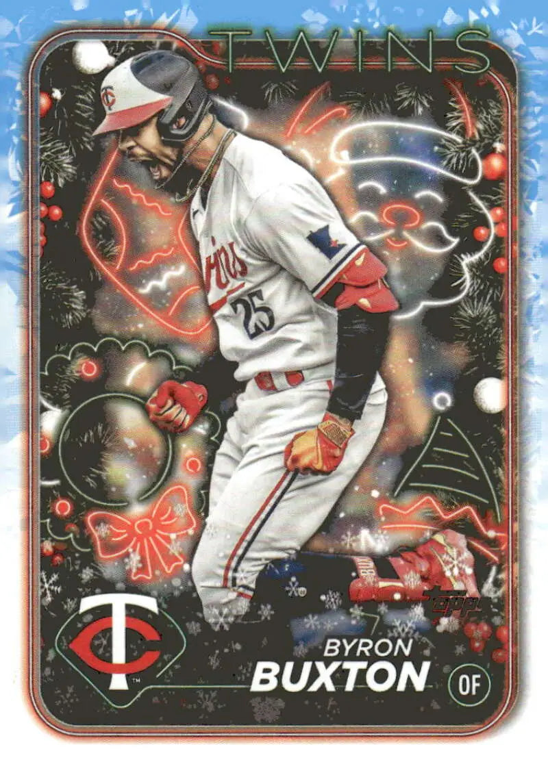 2024 Topps Holiday #H114 Byron Buxton NM-MT Twins ID:76668