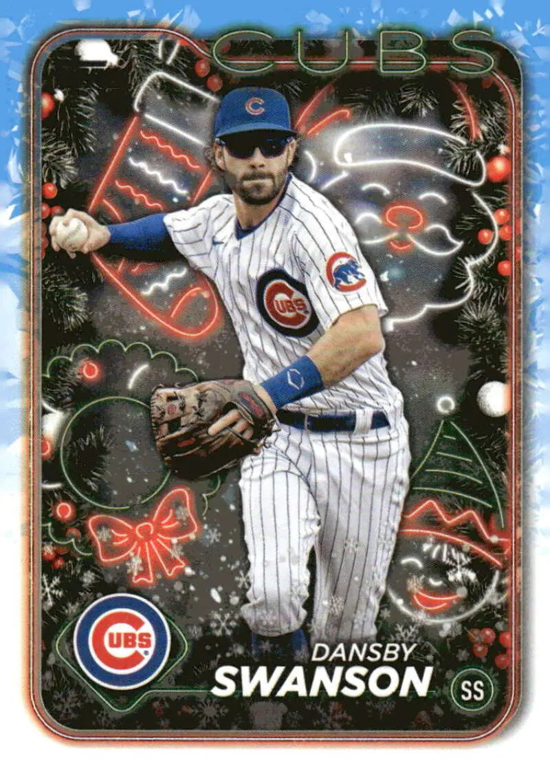 2024 Topps Holiday #H125 Dansby Swanson NM-MT Cubs ID:76679