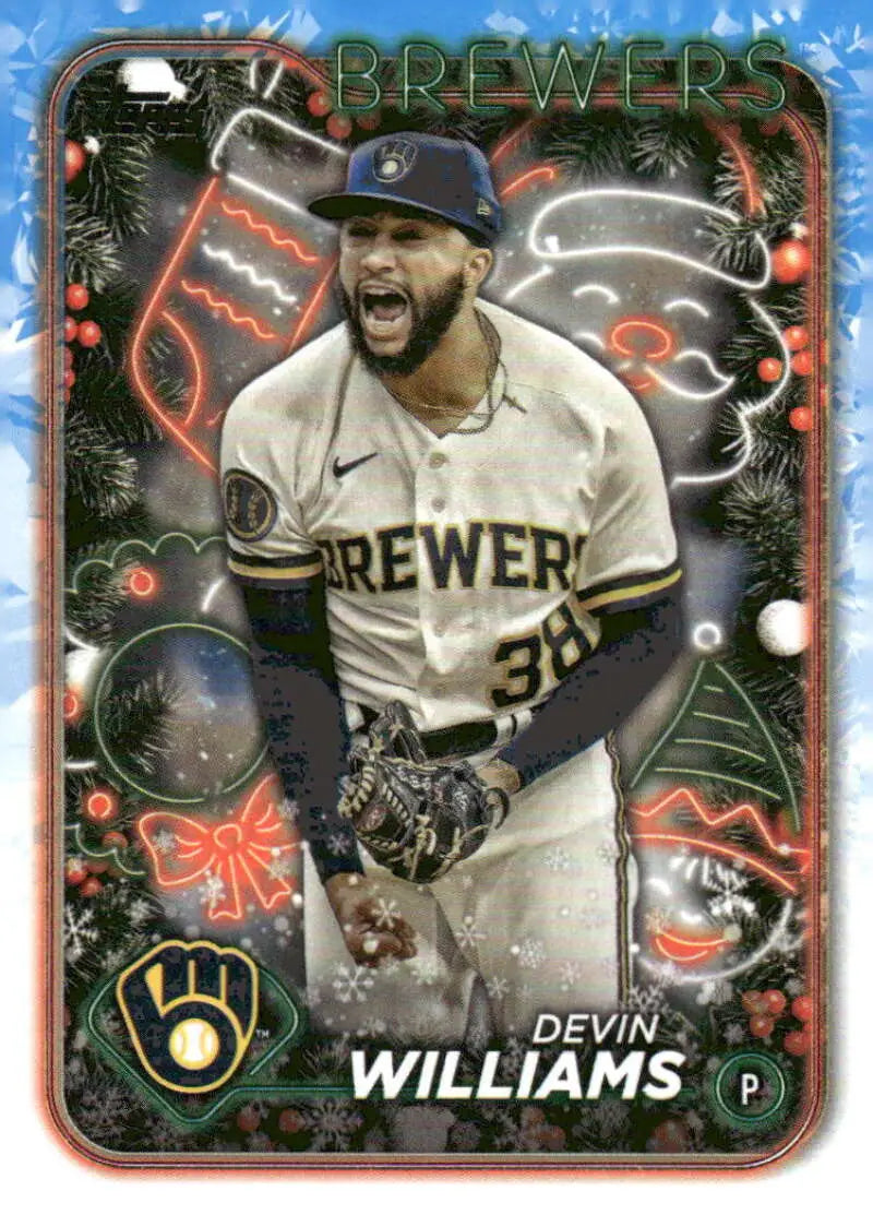 2024 Topps Holiday #H129 Devin Williams NM-MT Brewers ID:76683