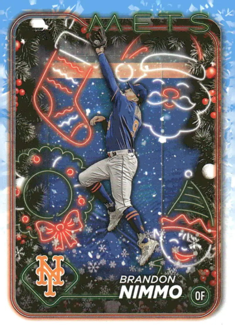 2024 Topps Holiday #H142 Brandon Nimmo NM-MT Mets ID:76696