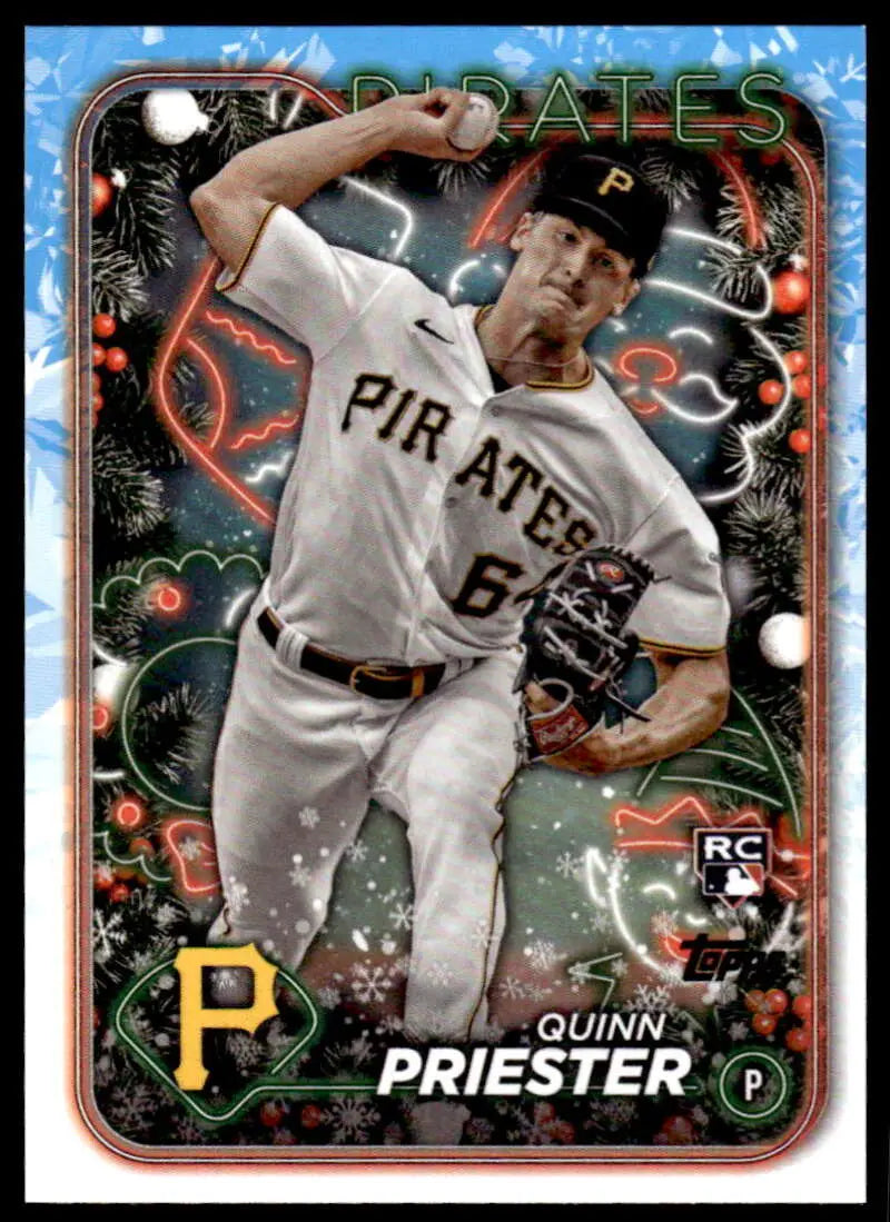 2024 Topps Holiday #H145 Quinn Priester NM-MT RC Rookie Pirates ID:76699