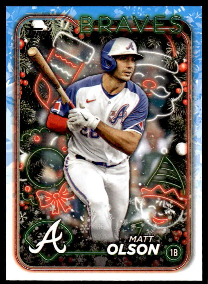 2024 Topps Holiday #H146 Matt Olson NM-MT Braves ID:76700