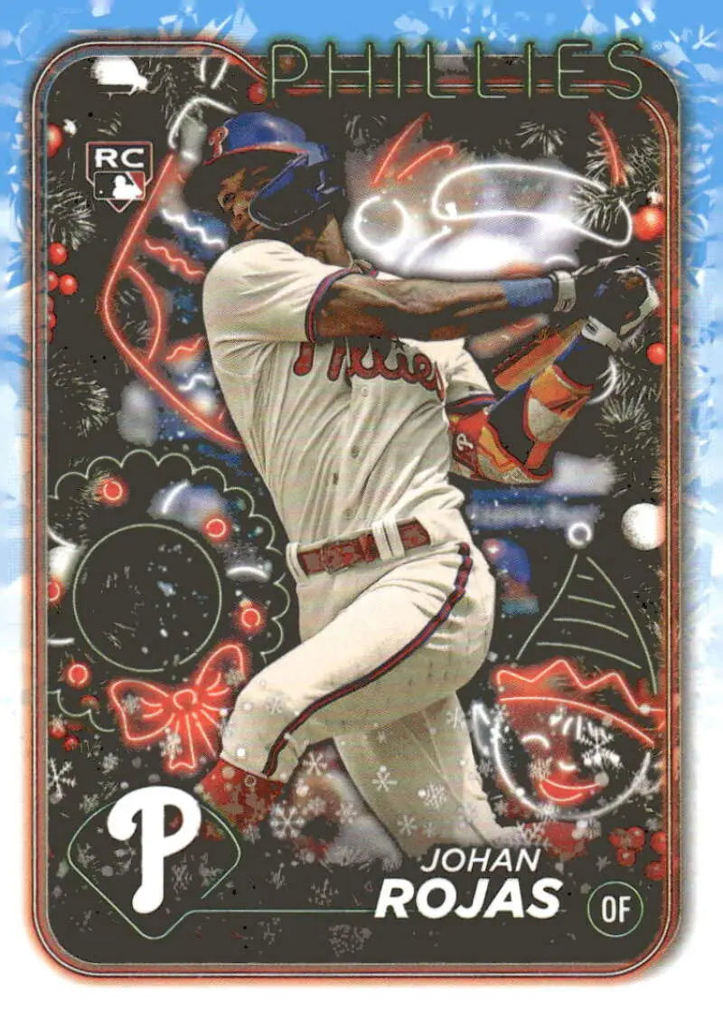 2024 Topps Holiday #H180 Johan Rojas NM-MT RC Rookie Phillies