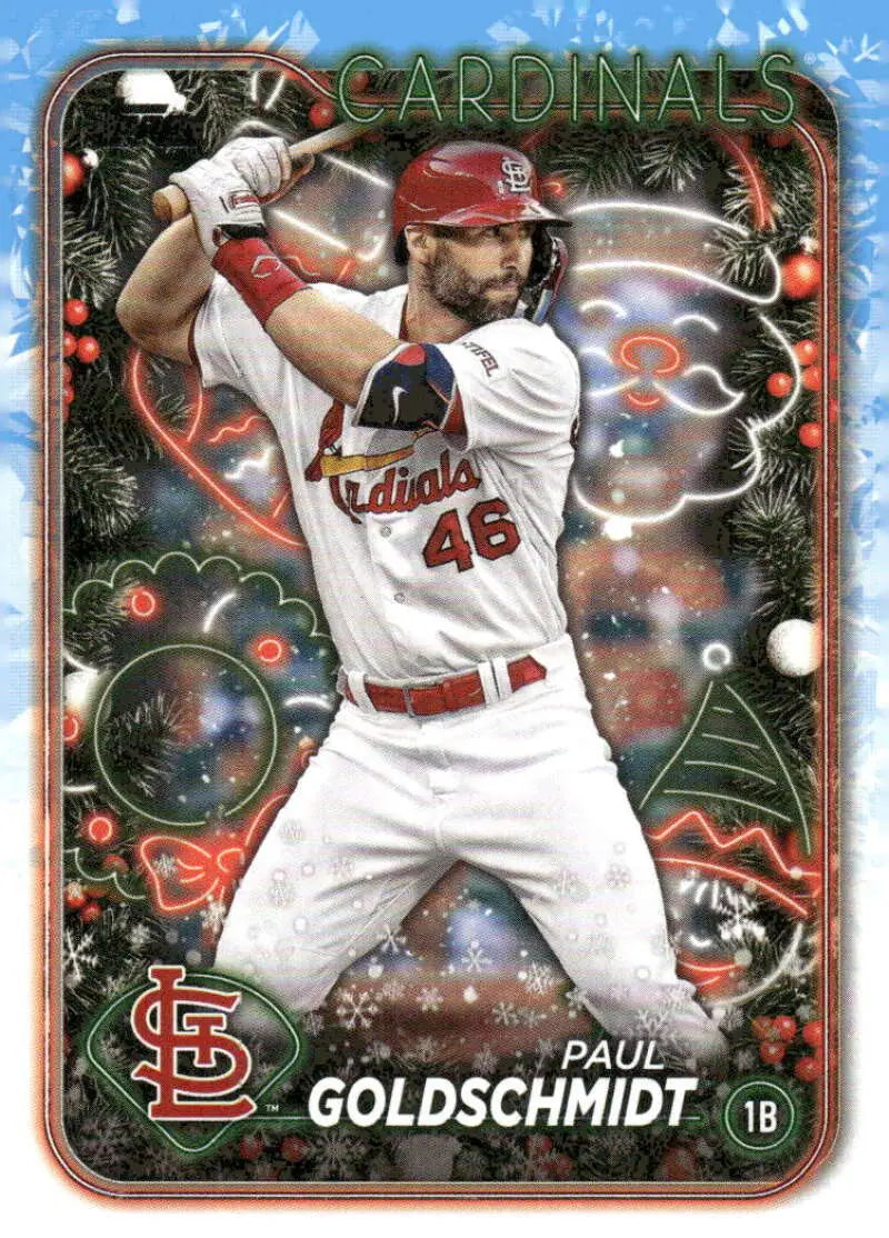 2024 Topps Holiday #H183 Paul Goldschmidt NM-MT