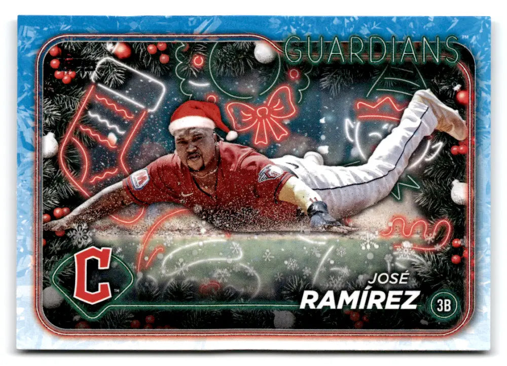 2024 Topps Holiday Image Variation #H148 Jose Ramirez NM-MT Guardians ID:76075