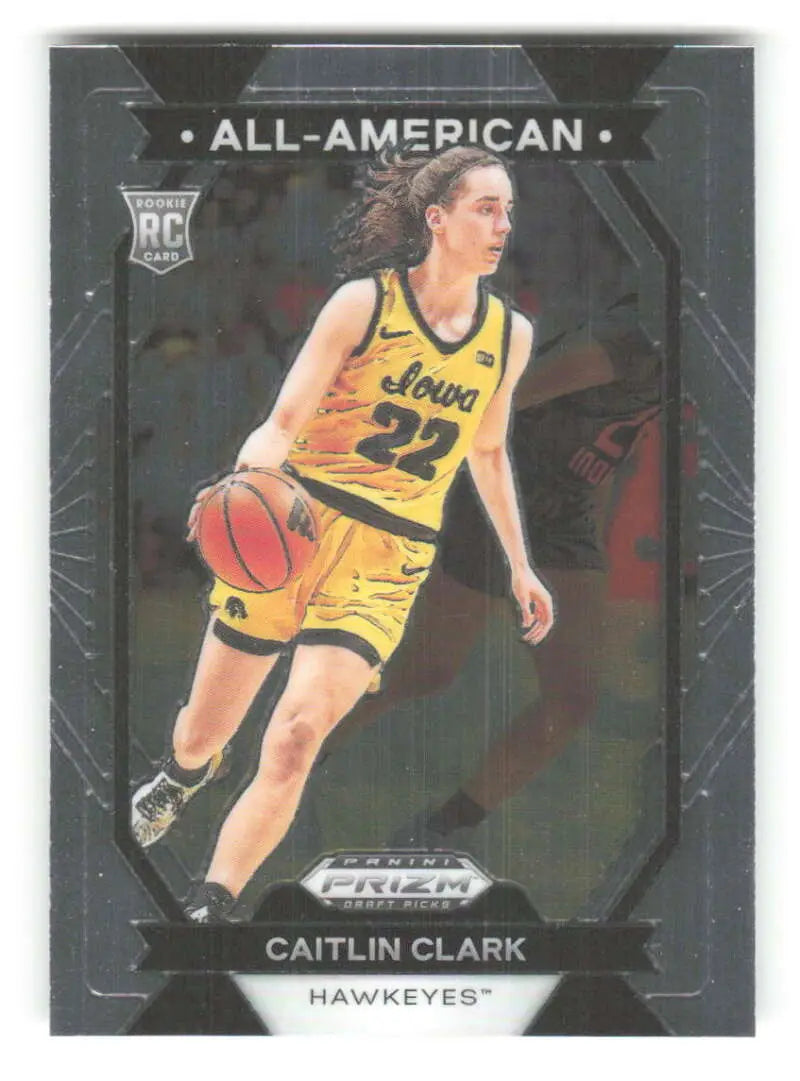 2024-25 Panini Prizm Draft Picks All-American #23 Caitlin Clark NM Near ID:83139