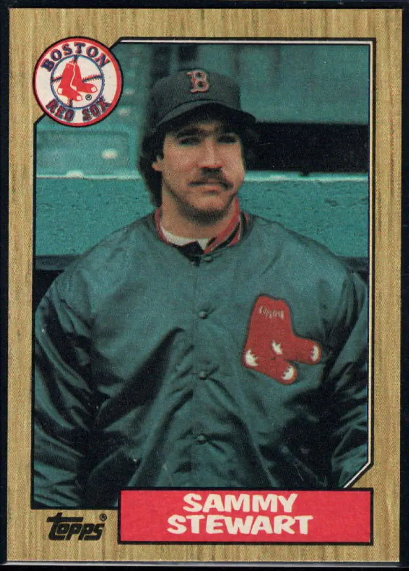 1987 Topps #204 Sammy Stewart NM-MT Red Sox ID:5484