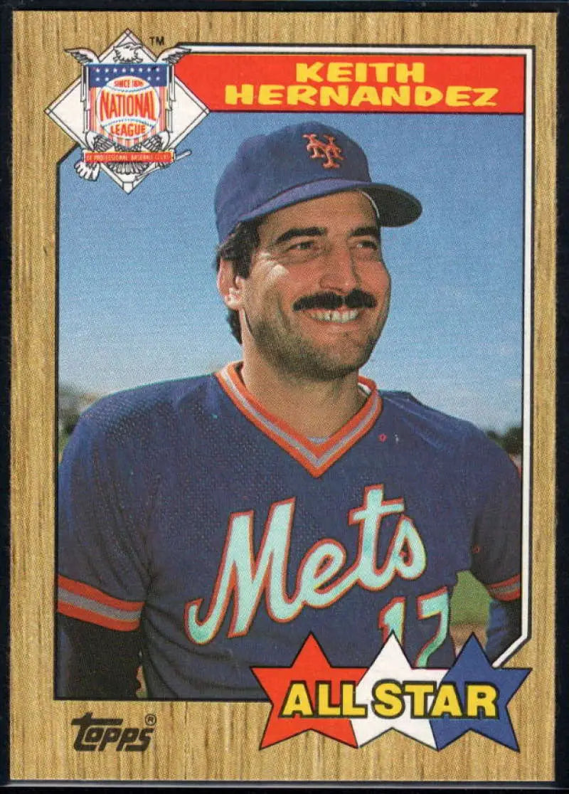1987 Topps #595 Keith Hernandez NM-MT Mets AS ID:14061