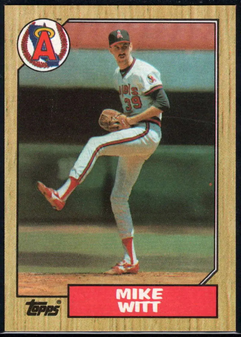 1987 Topps #760 Mike Witt NM-MT Angels