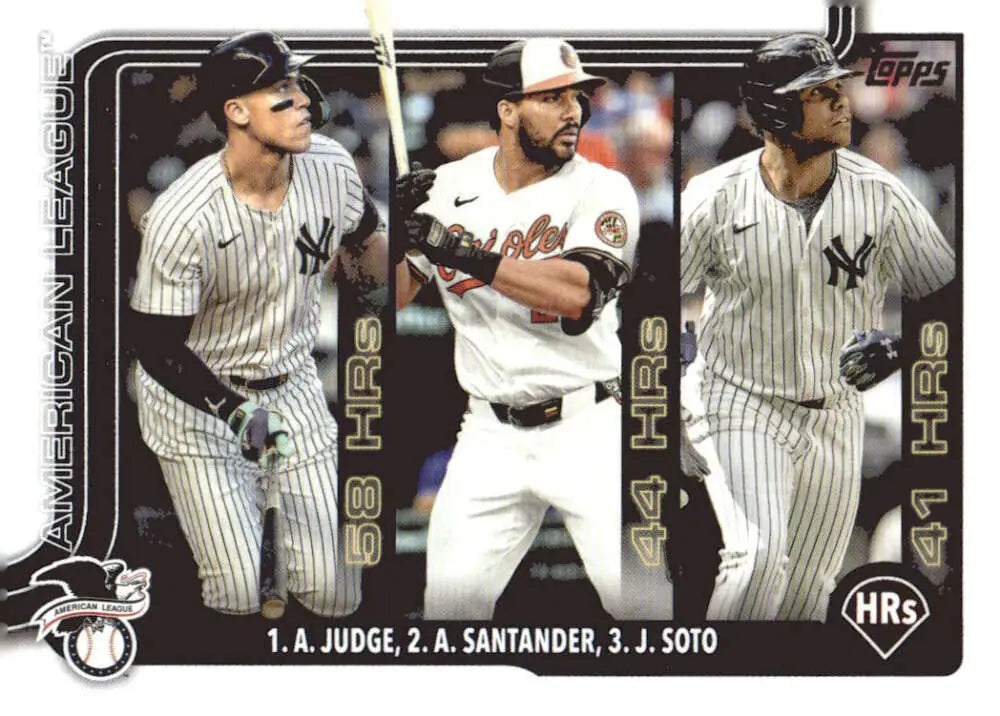 2025 Topps #79 Aaron Judge/Anthony Santander/Juan Soto NM-MT