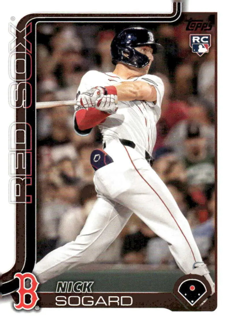 2025 Topps #94 Nick Sogard NM-MT RC Rookie Red Sox ID:76939