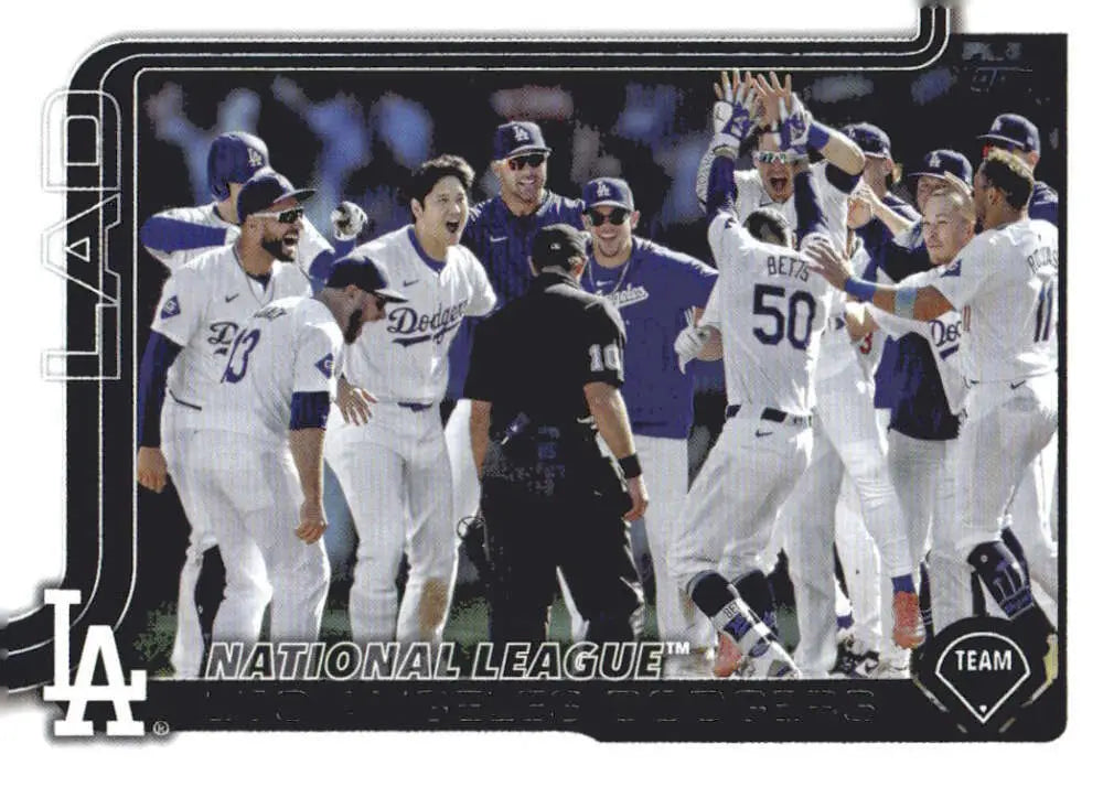 2025 Topps #302 Los Angeles Dodgers NM-MT Dodgers