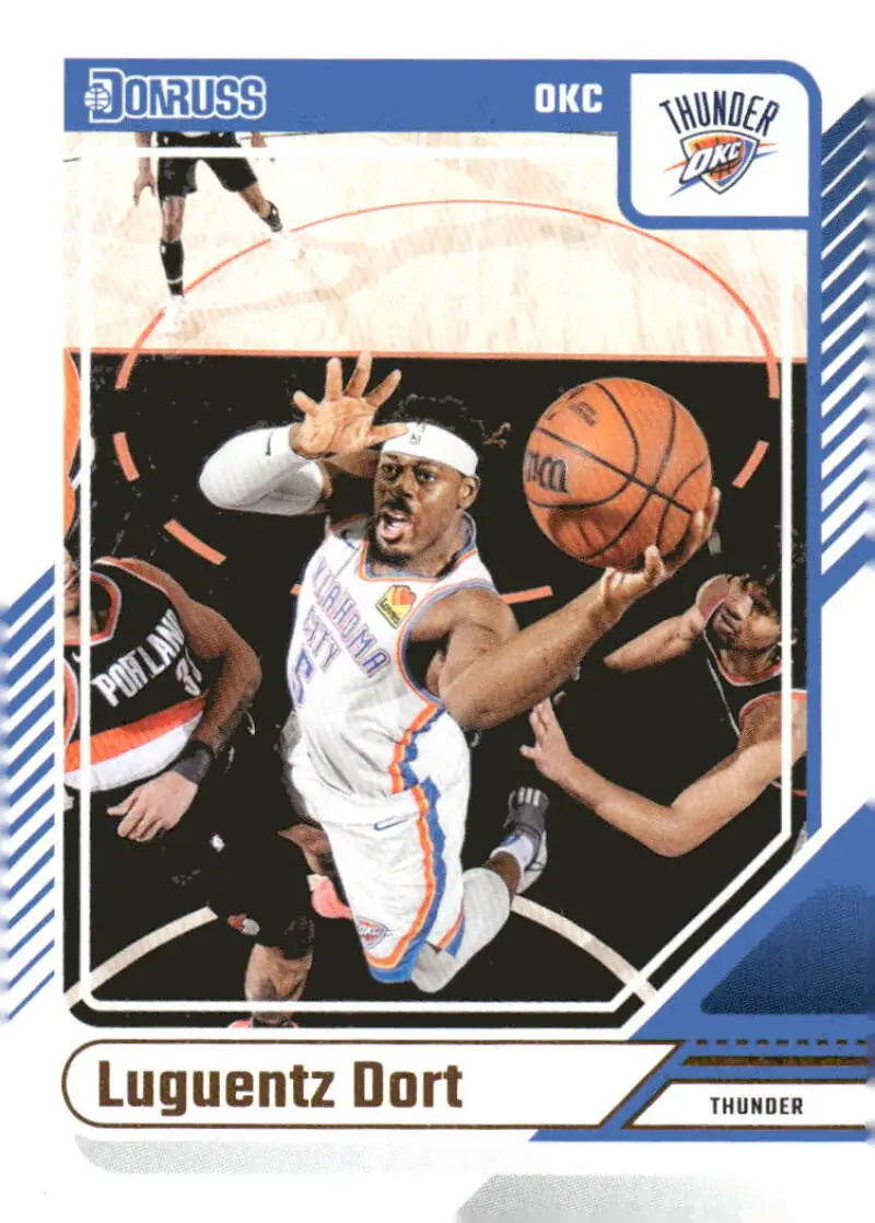 2024-25 Donruss #24 Luguentz Dort NM-MT Thunder ID:81035