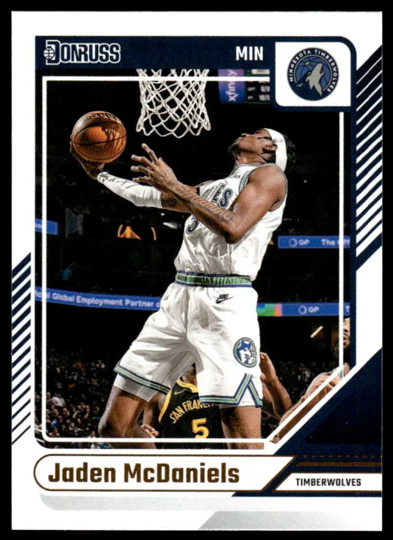 2024-25 Donruss #36 Jaden McDaniels NM-MT Timberwolves ID:81041