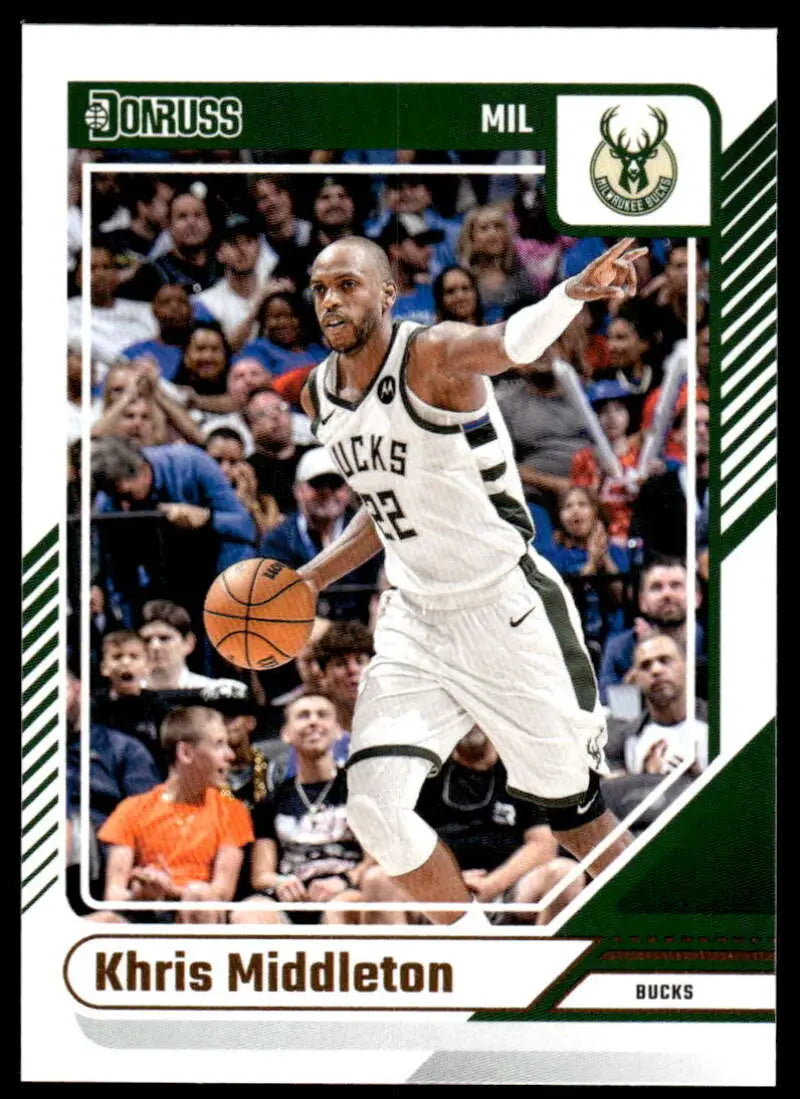 2024-25 Donruss #76 Khris Middleton NM-MT Bucks ID:79362