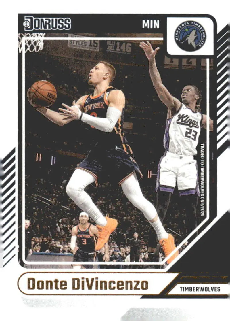 2024-25 Donruss #77 Donte DiVincenzo NM-MT Timberwolves ID:81060