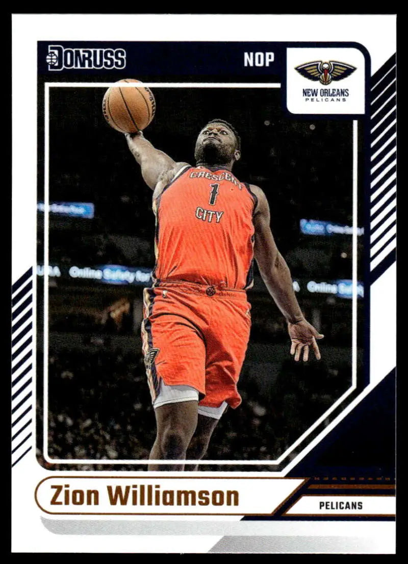 2024-25 Donruss #129 Zion Williamson NM-MT Pelicans ID:81091
