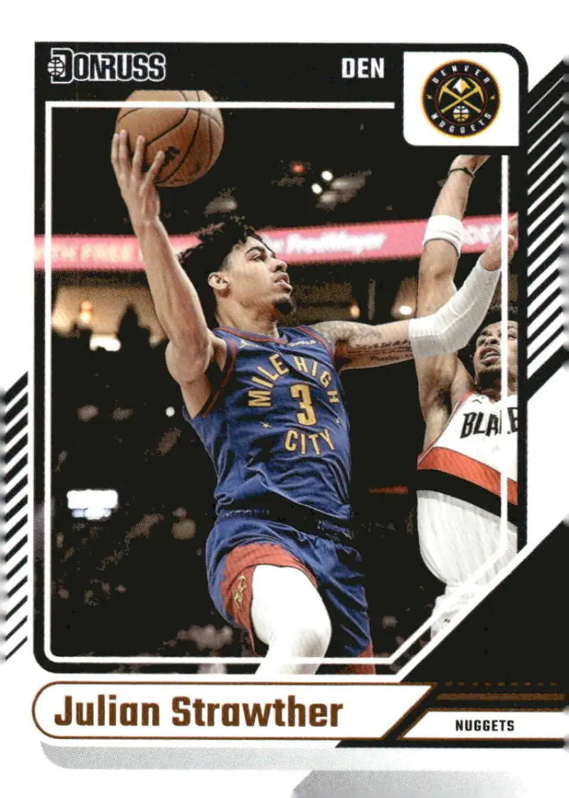 2024-25 Donruss #182 Julian Strawther NM-MT Nuggets ID:81121