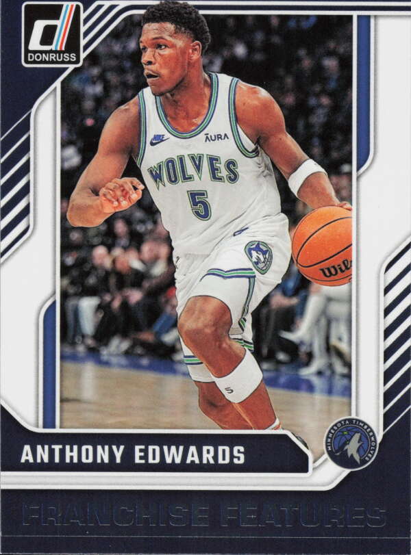 2024-25 Donruss Franchise Features #28 Anthony Edwards NM-MT Timberwolv ID:80756