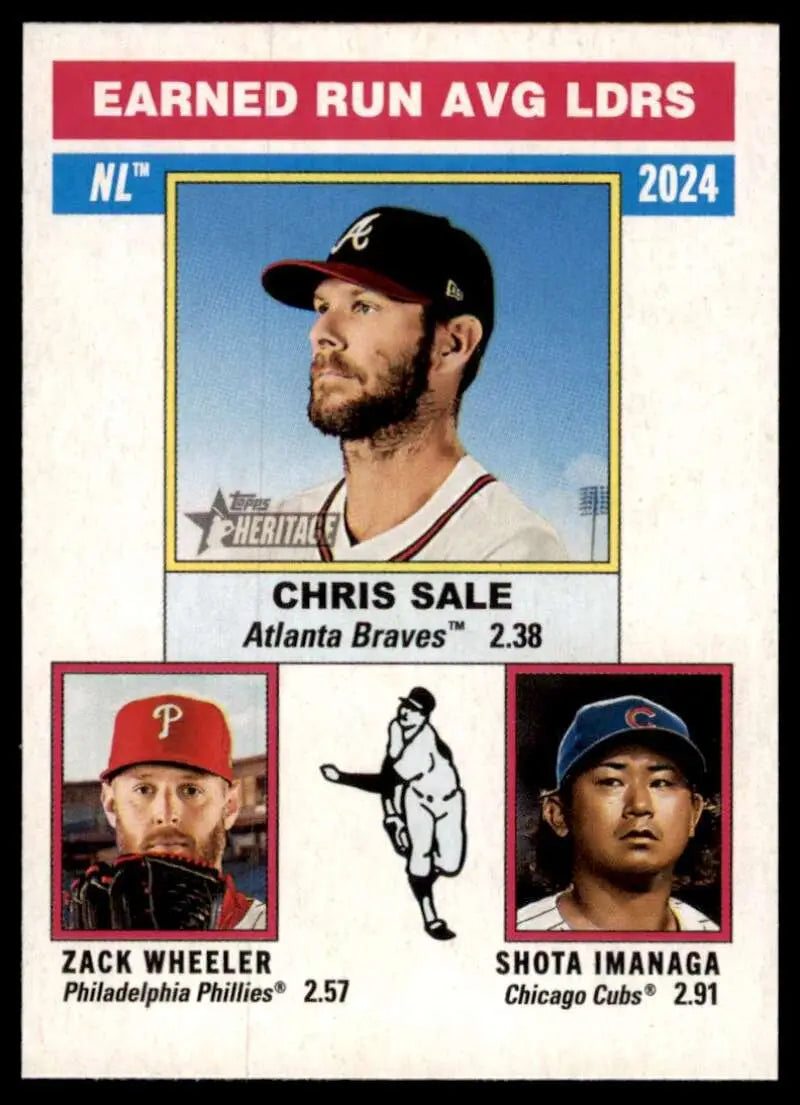 2025 Topps Heritage #201 Chris Sale NM-MT Braves ID:78281