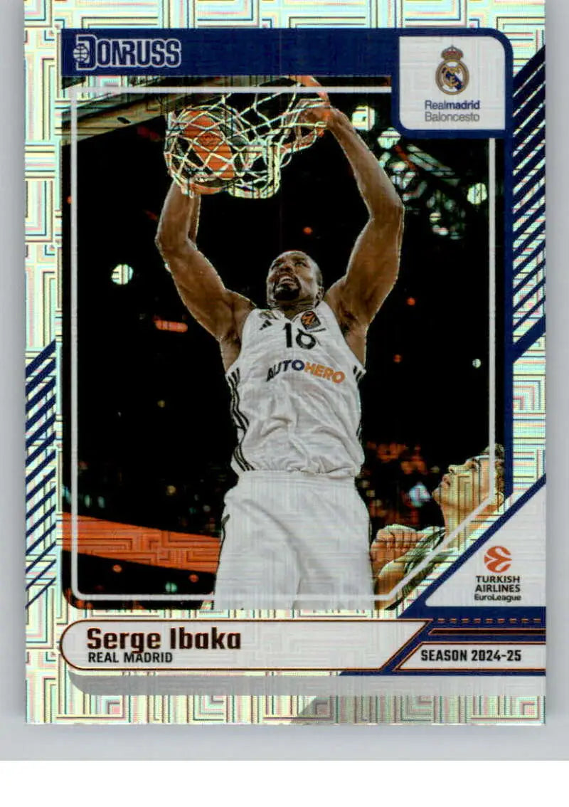 2024-25 Donruss EuroLeague #123 Serge Ibaka NM Near Mint ID:82595