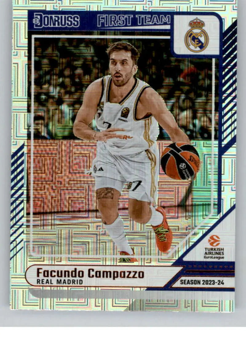2024-25 Donruss EuroLeague #197 Facundo Campazzo NM Near Mint EuroLeagu ID:82596