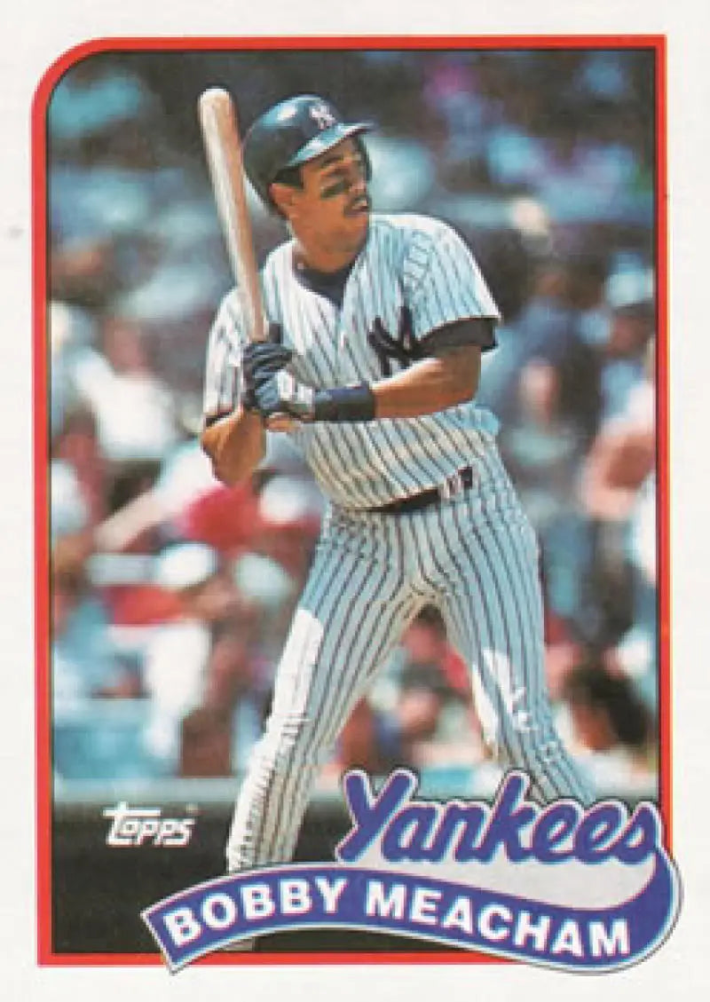 1989 Topps #436 Bobby Meacham NM Near Mint Yankees ID:82333