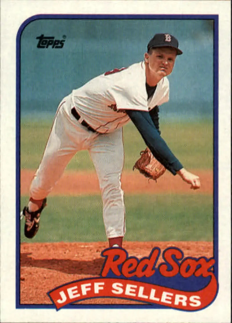 1989 Topps #544 Jeff Sellers NM-MT Red Sox